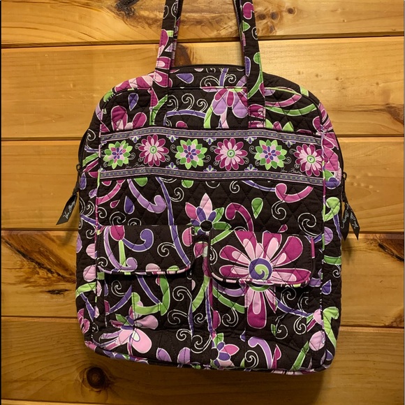 Vera Bradley Handbags - Vera Bradley Zippered Floral Tote